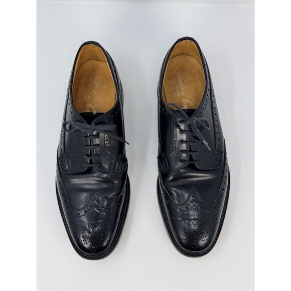 Loake Jones Mens Dress Shoes Black Leather Braemar Brogues Derby Wingtip US 10.5 main image 5